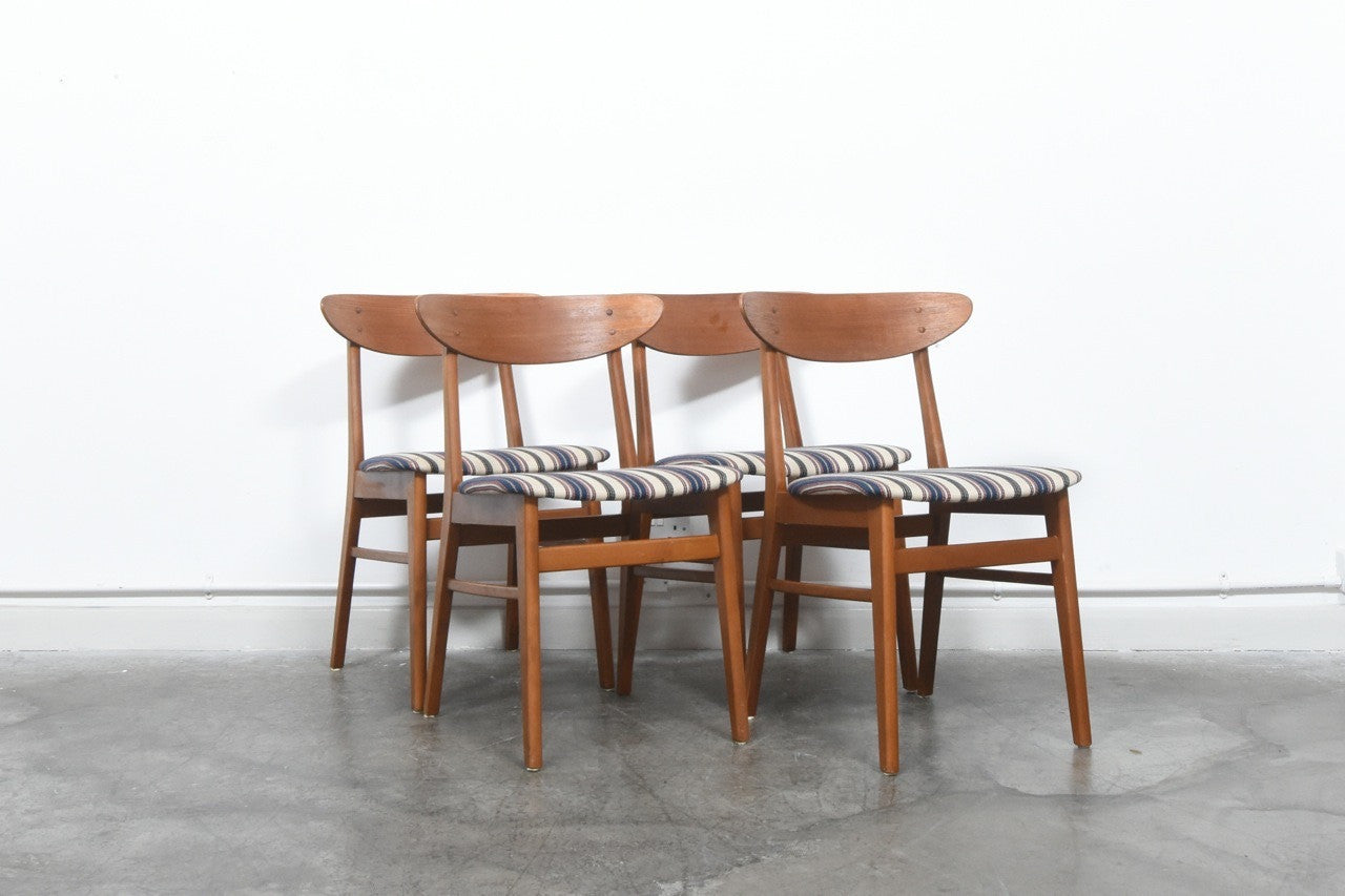Set of four dining chairs by Farstrup