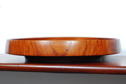 Solid teak bowl