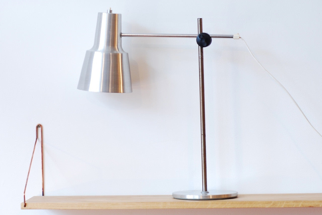 Chrome table lamp