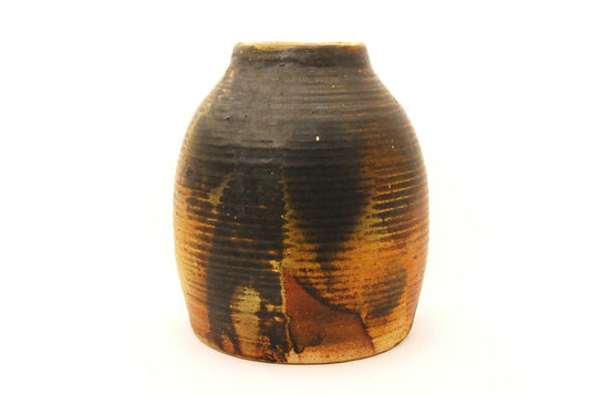 Brown Stoneware Vase