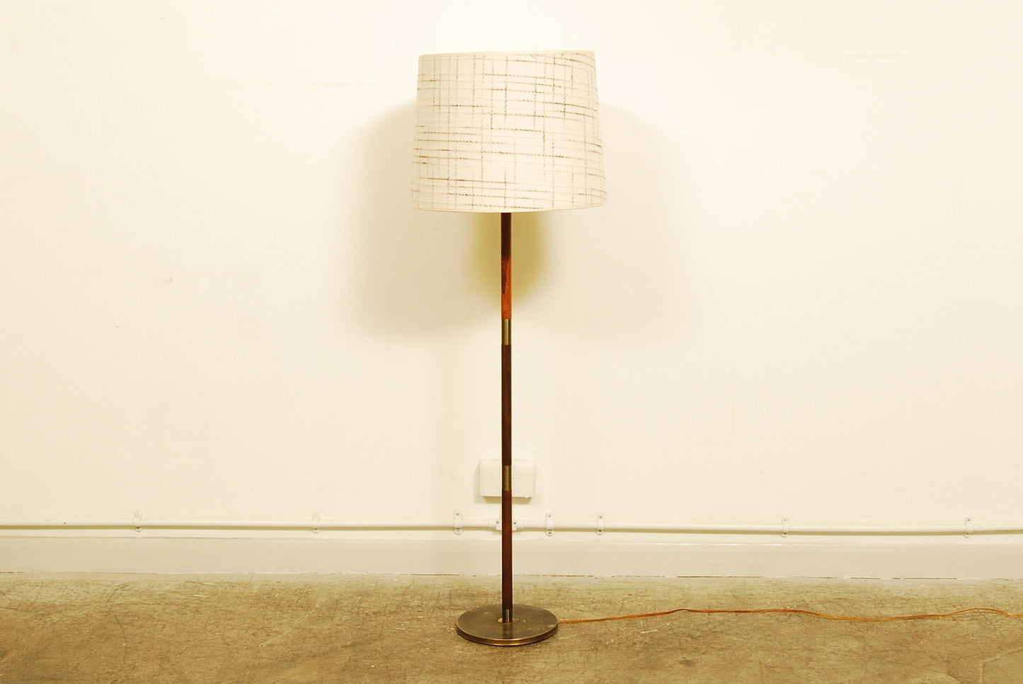 Rosewood floor lamp