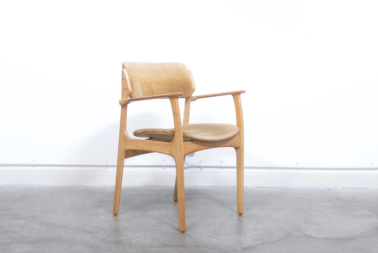 Oak desk chair by Eric Buck