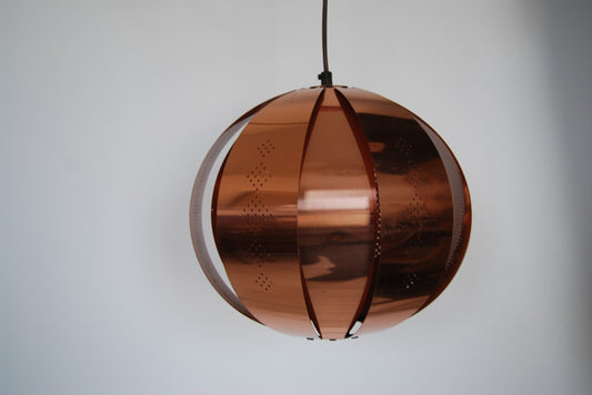 Ceiling lamp in copper