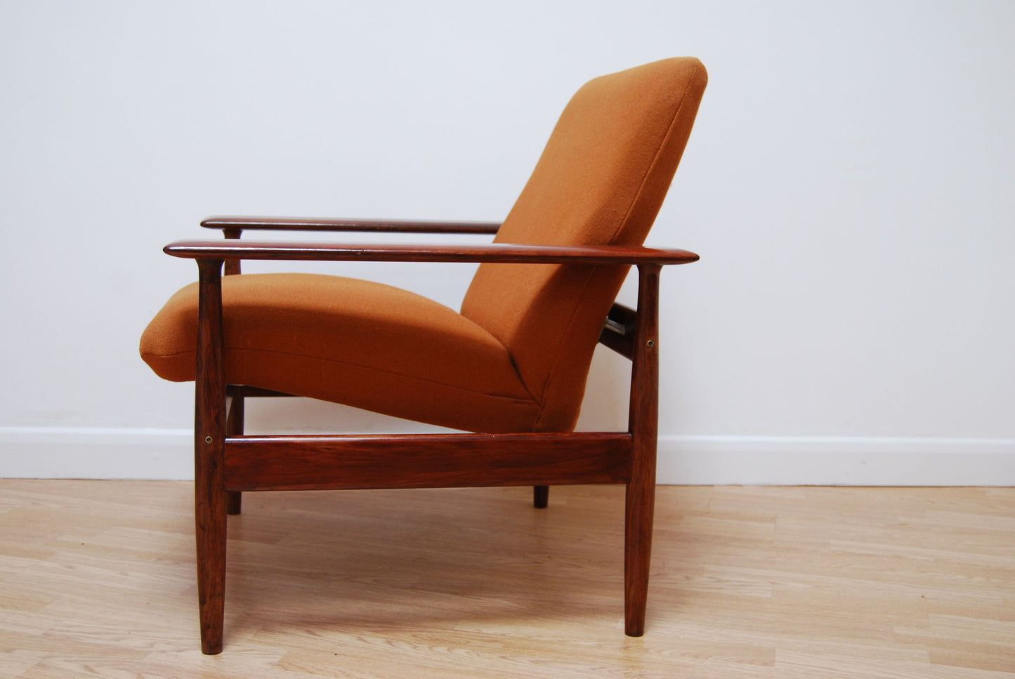 Pair of rosewood lounge chairs