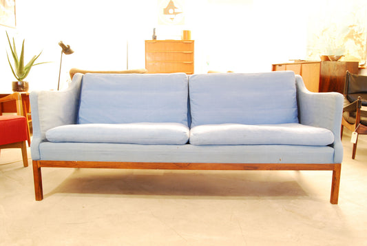 Baby blue three seater