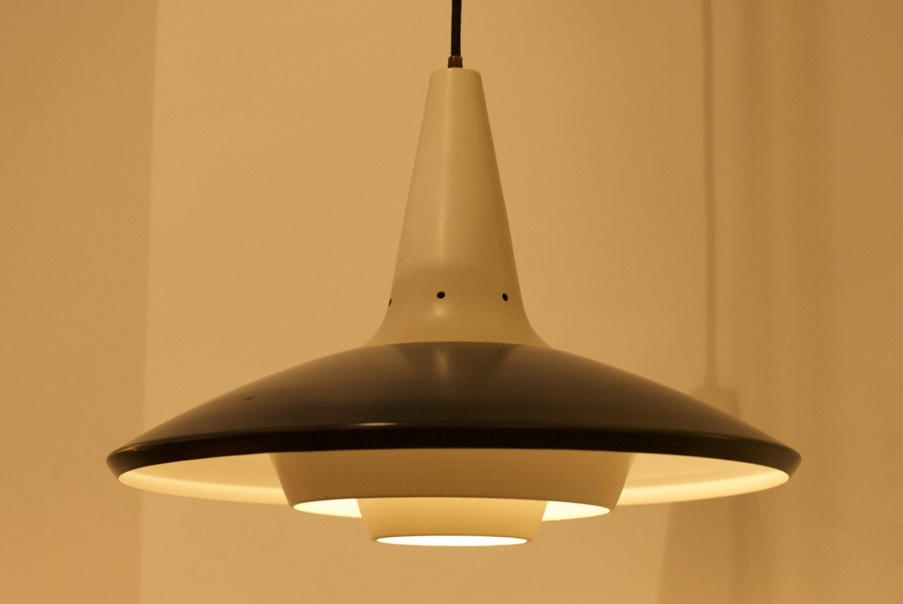 Black and white Danish ceiling light