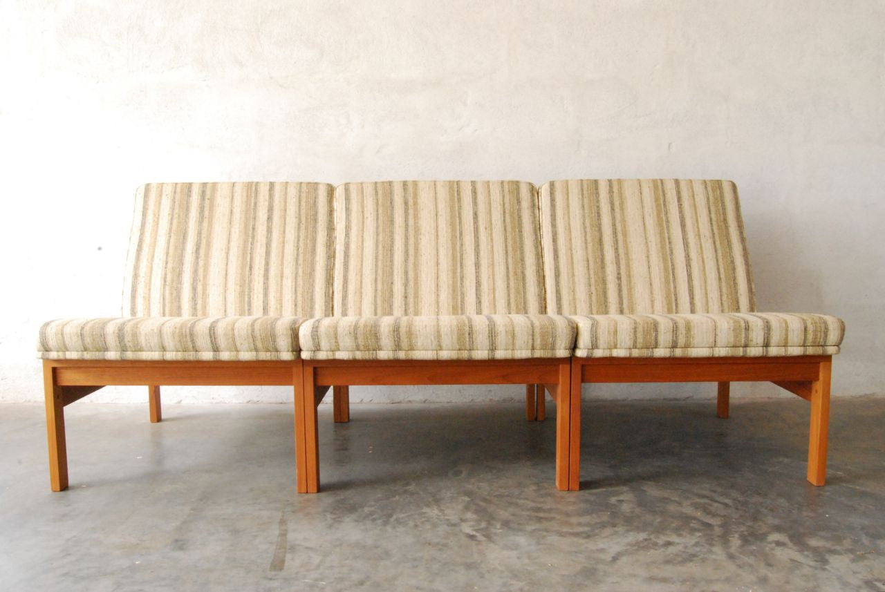 Three seat modular sofa by Gjerlíëí_v-Knudsen