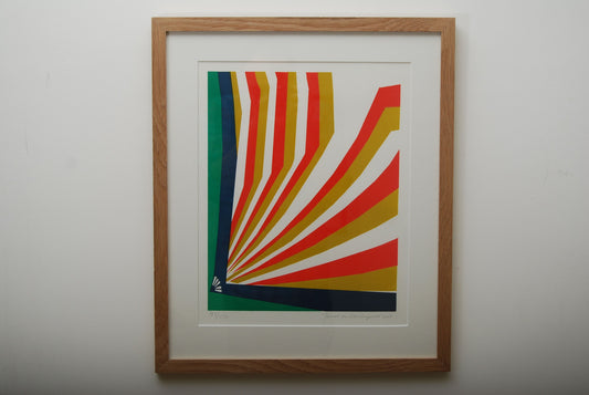 Framed lithographic print by Jonas Hvid Sndergaard