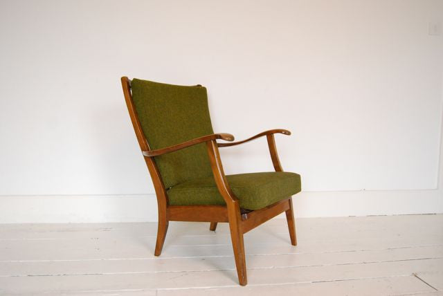 Lounge chair in beech