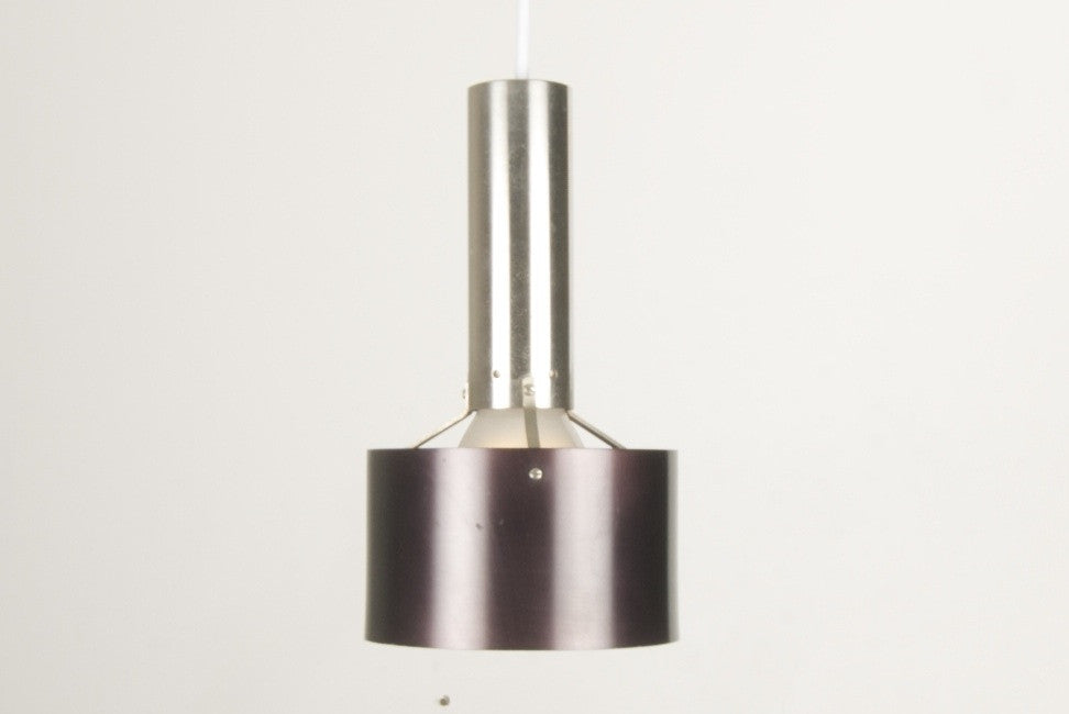 Chrome / metallic brown ceiling pendant