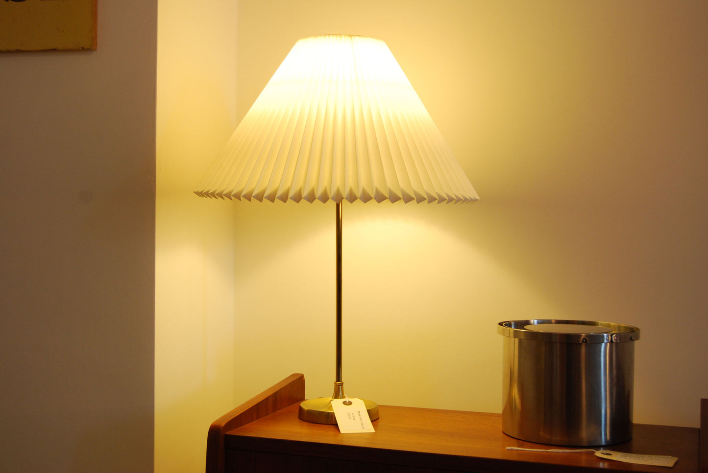 Brass table lamp by Le Klint