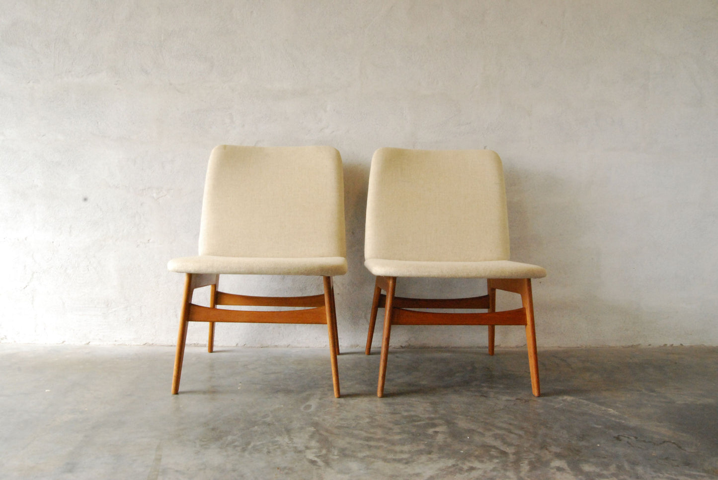 Pair of occasional chairs by Børge Mogensen