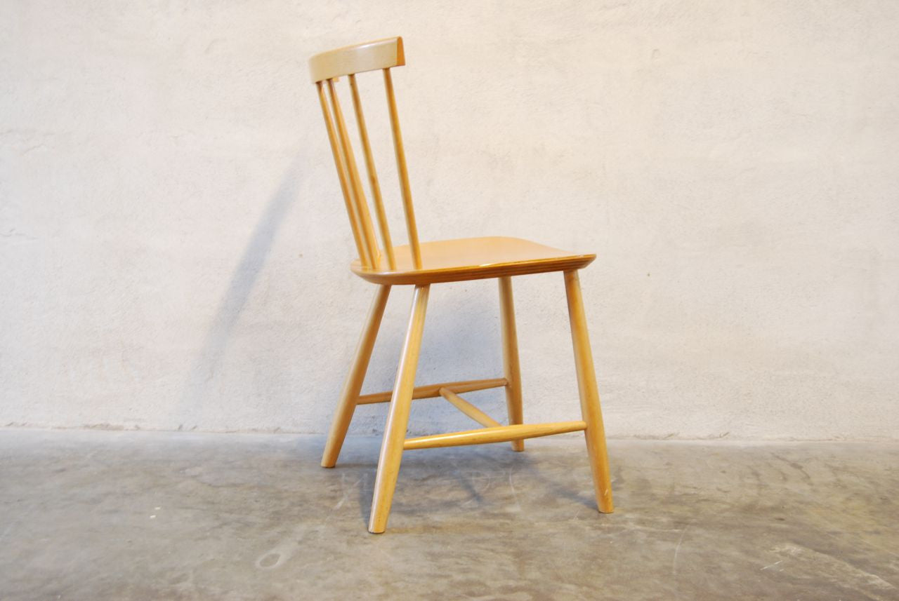 Set of five dining chairs by Poul Volther