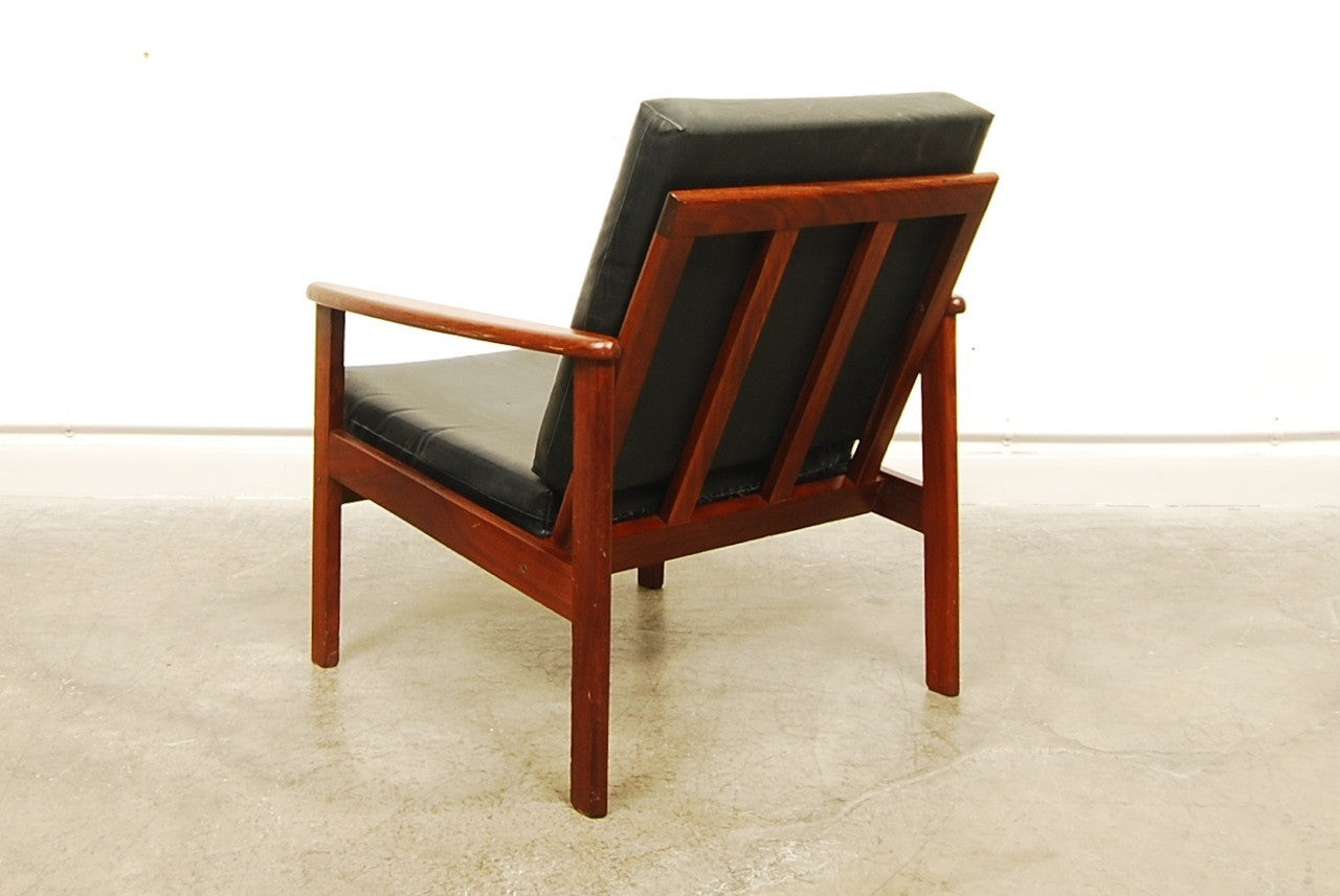 Teak framed lounge chair No.1