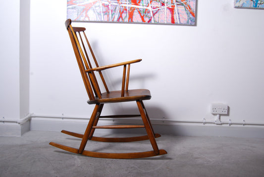 Beech rocking chair