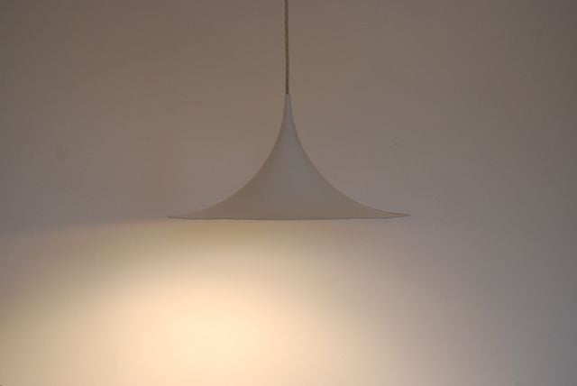 Trompetpendel ceiling lamp in white
