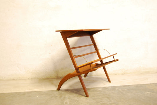 Teak magazine table