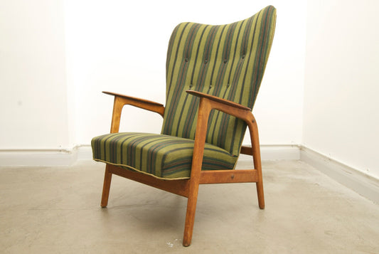 1950s high back lounge chair