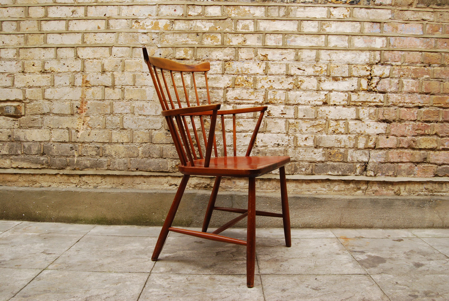 Spindle back occasional chair by Fritz Henningsen