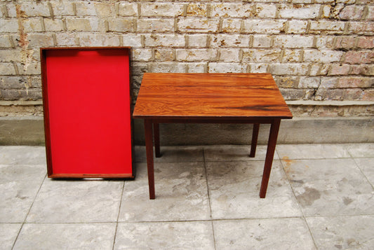 Tray table in rosewood