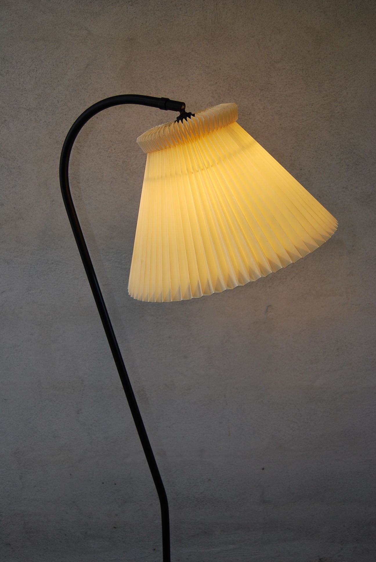 Floor Lamp with Curved Neck