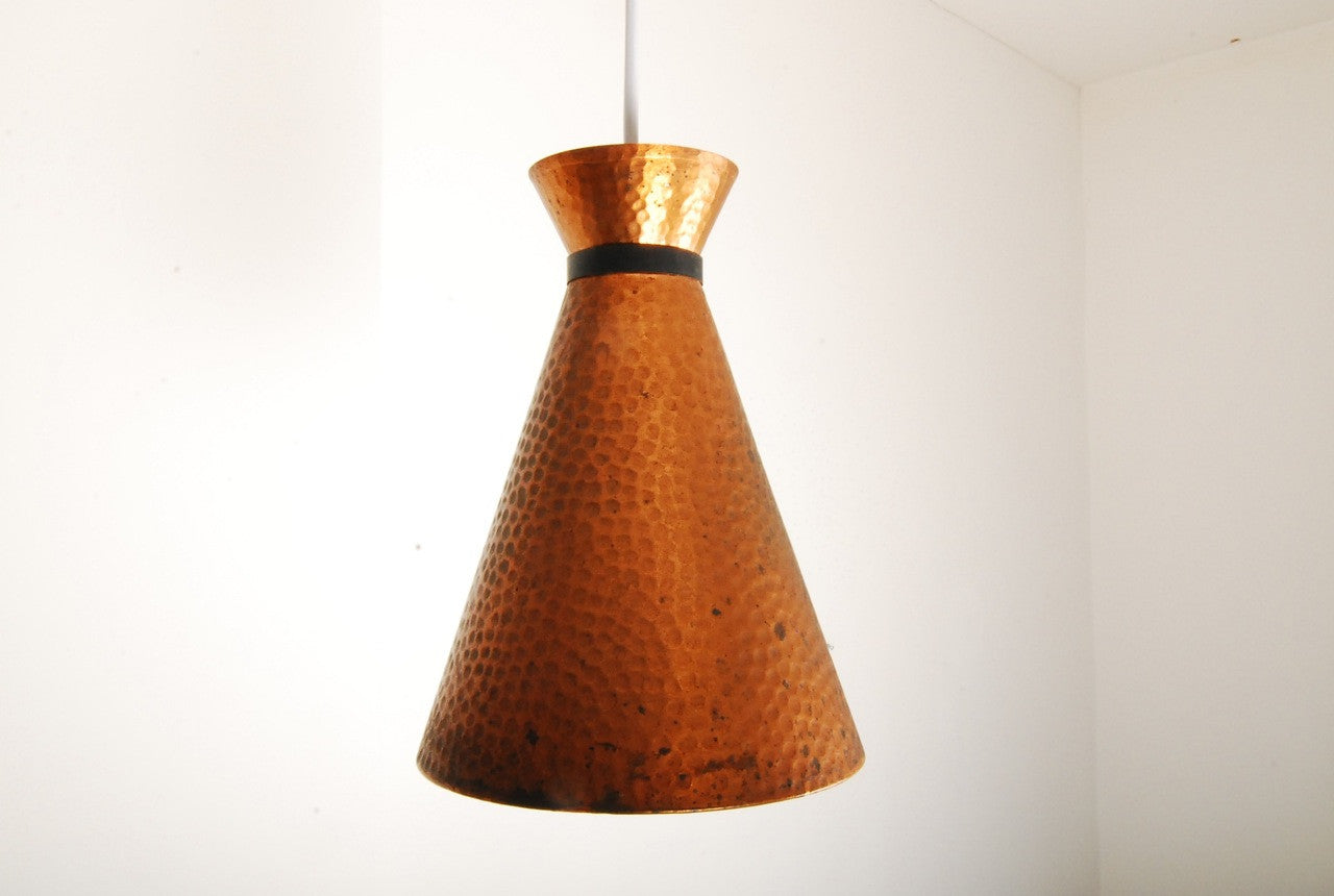 Copper cone lamp