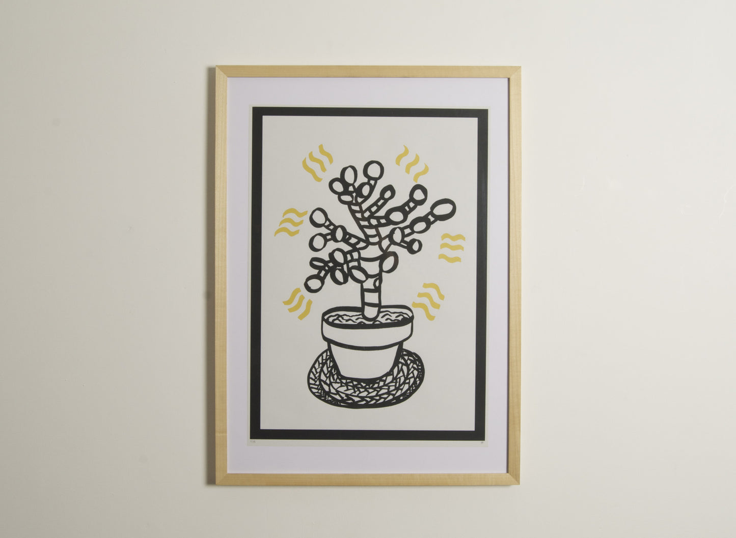 Jade Plant print by Saskia Pomery