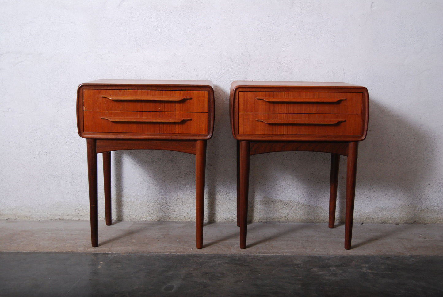 Pair of bedside tables by Johannes Andersen