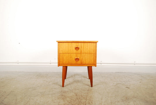 Teak bedside table