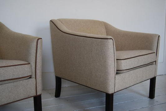 Pair of club chairs