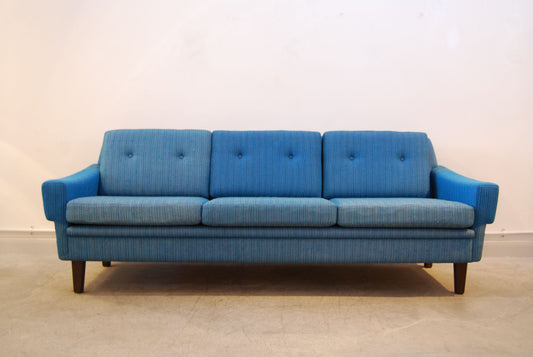 Sea blue three seat sofa