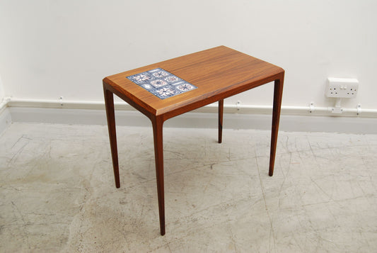 Rosewood side table by Johannes Andersen