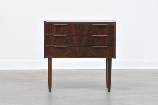 Low rosewood chest of drawers