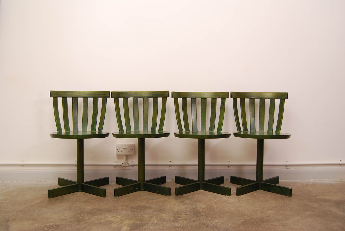 Set of four dining chairs by Edsby Verken