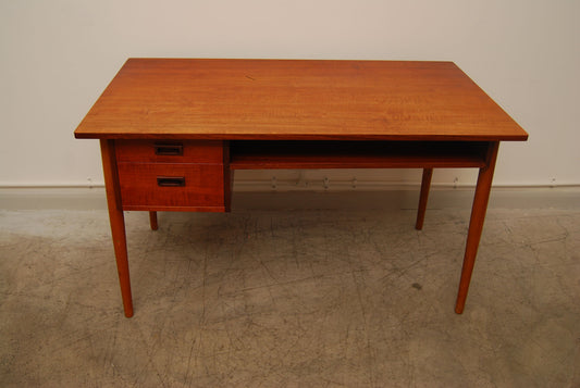 Teak and oak executive desk