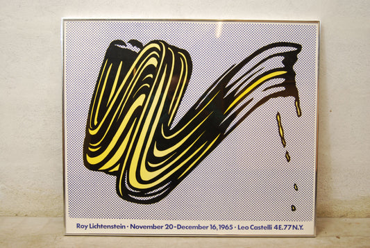 Framed Roy Lichtenstein poster no. 2