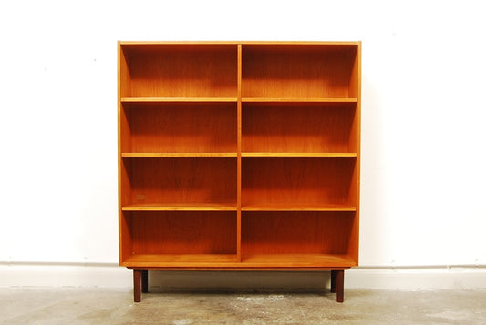 Large teak bookshelf