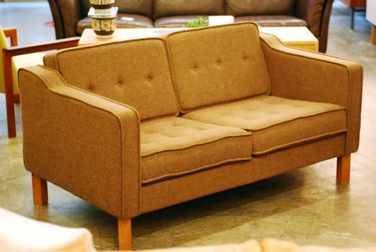 Two seat wool sofa