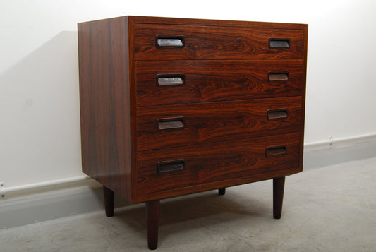 Short rosewood chest by Poul Hundevad