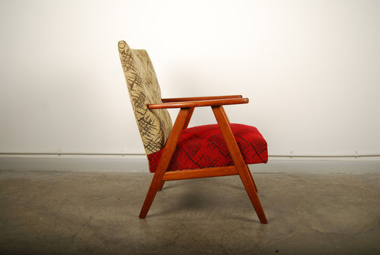 1950s teak lounger