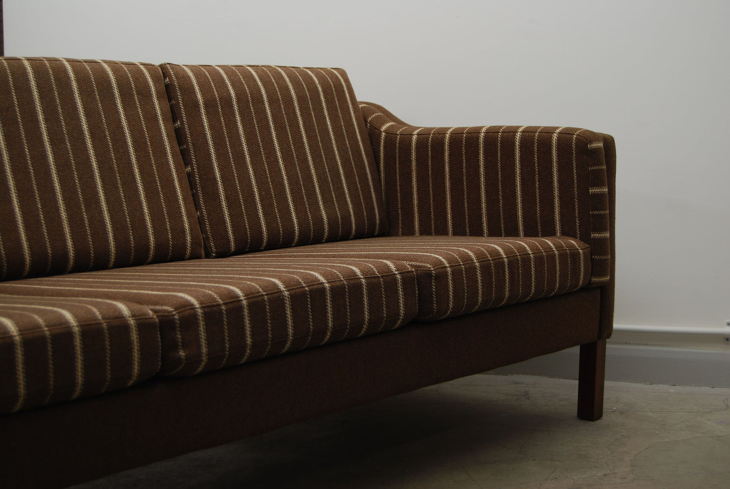 Three set wool sofa in style of Mogensen
