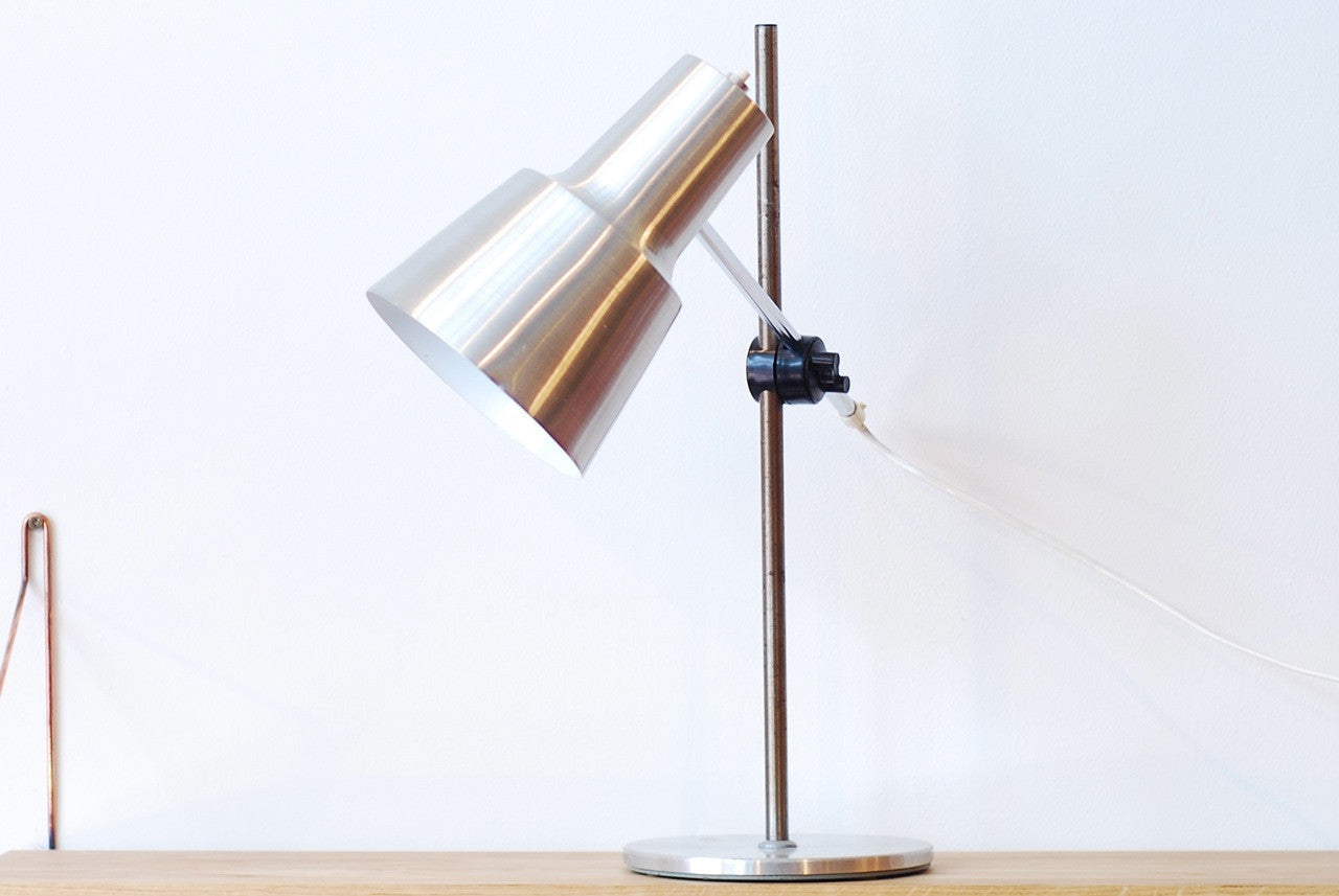 Chrome table lamp