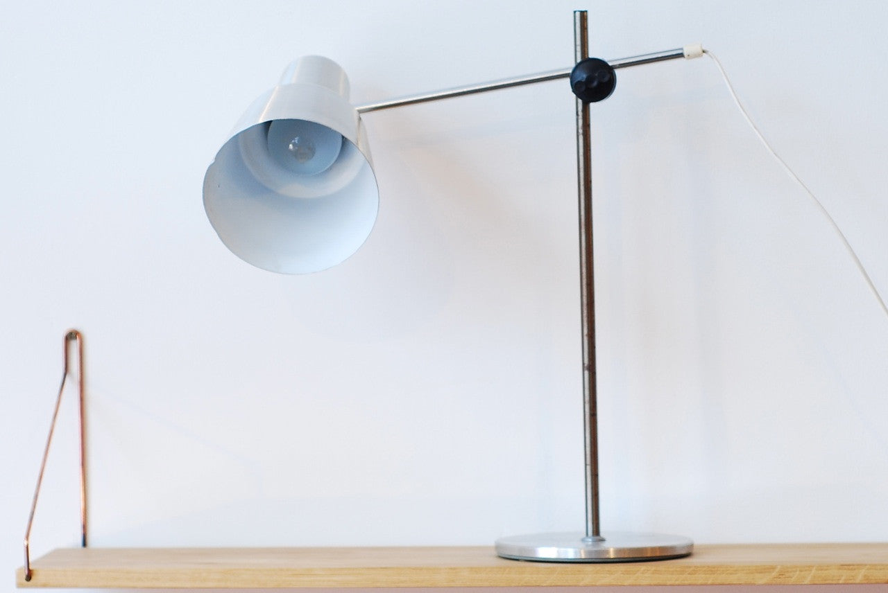 Chrome table lamp