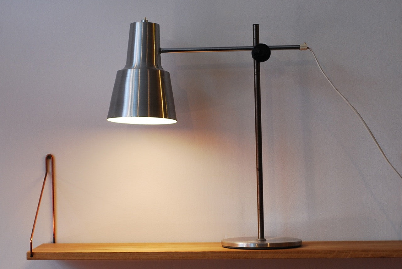 Chrome table lamp