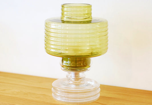 Glass candle holder by Nanny Still