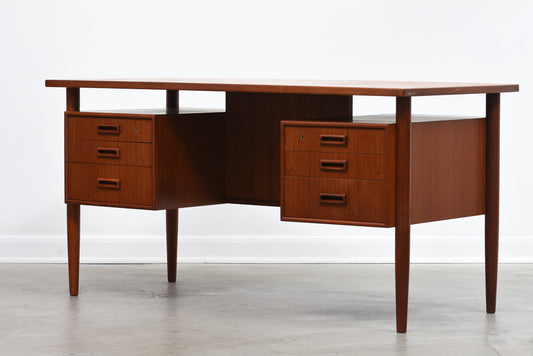 1960s Danish teak desk