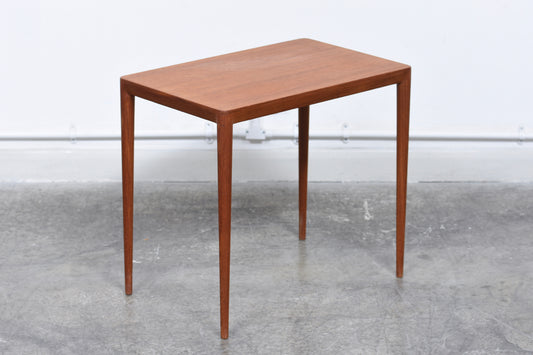 Teak side table by Haslev