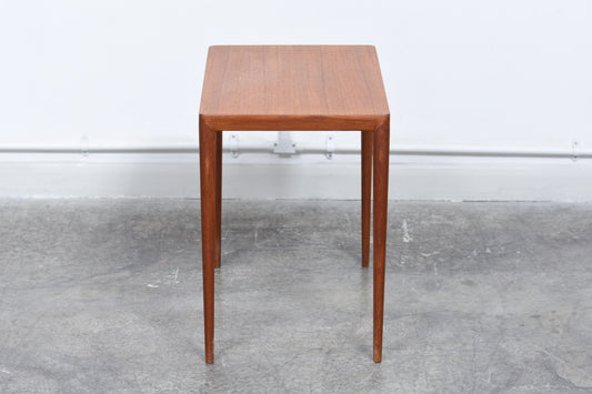 Teak side table by Haslev