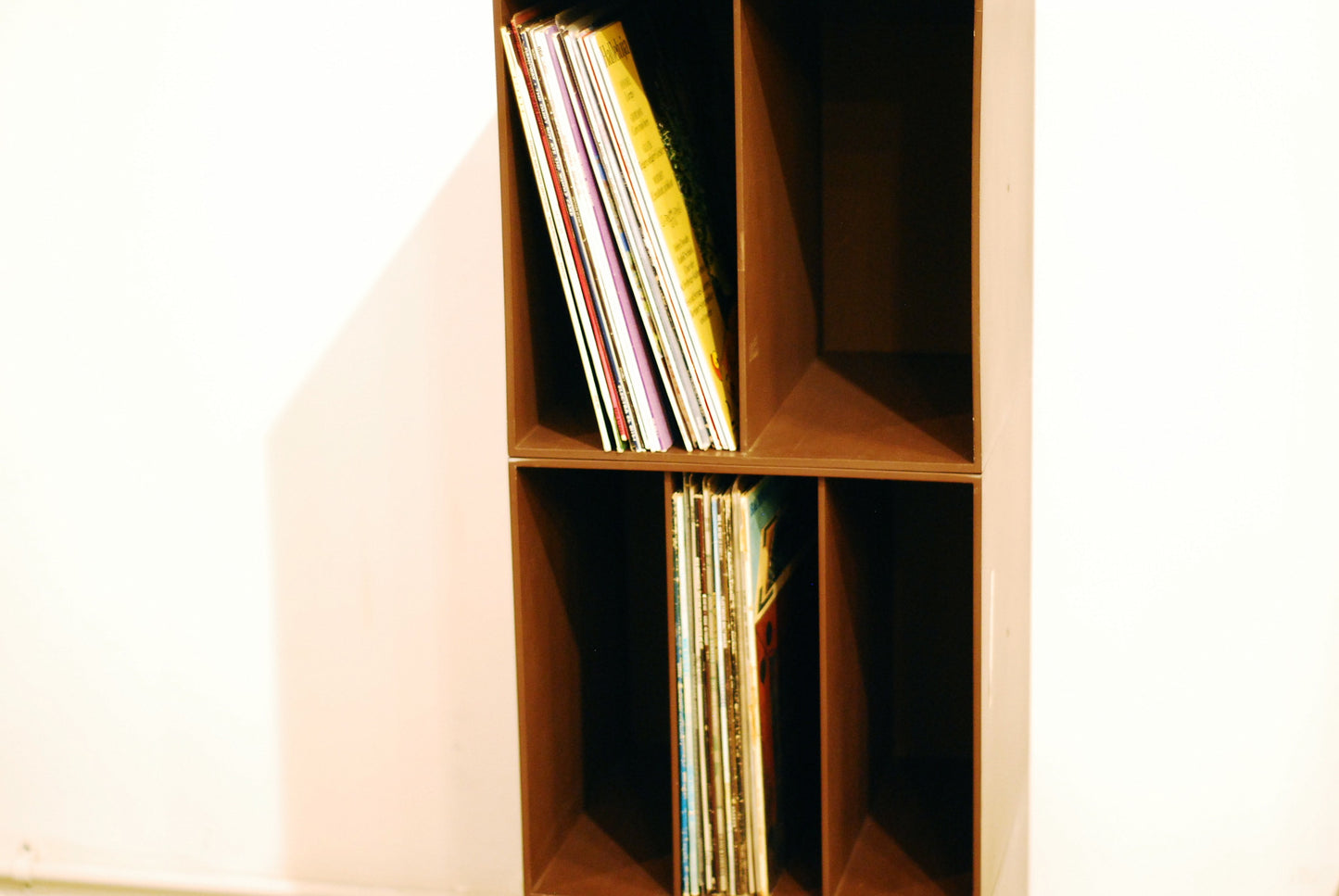 Stacking record boxes