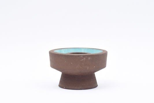 Danish stoneware candle holder